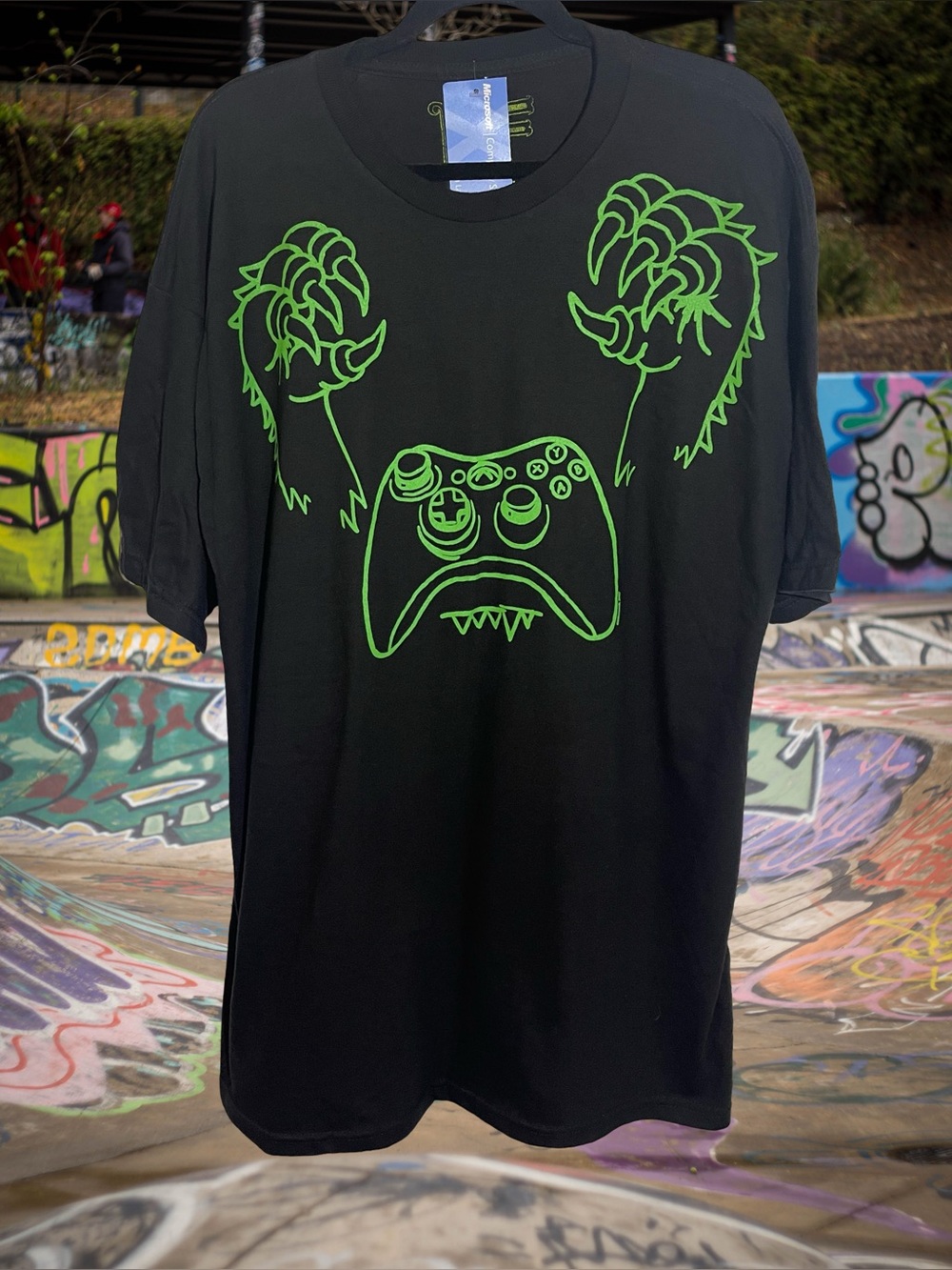 Xbox Monster Gamer Men’s T-shirt Licensed For XBOX 360 Y2K NWT